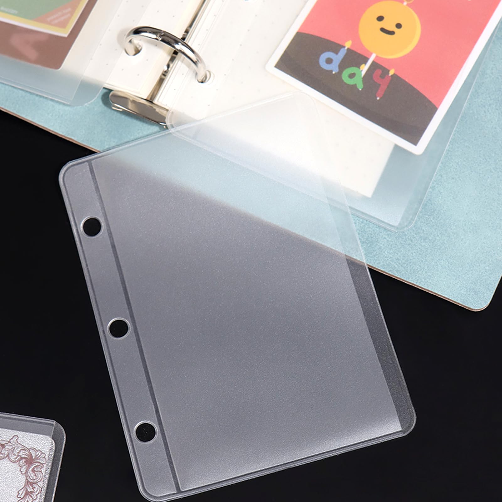 Amazon.co.jp: ミニバインダーポケット ファスナーなし A9 バインダー